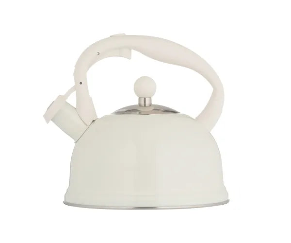 Bouilloire Classique pour Cuisinière Crème 1,8L Qualité Premium
