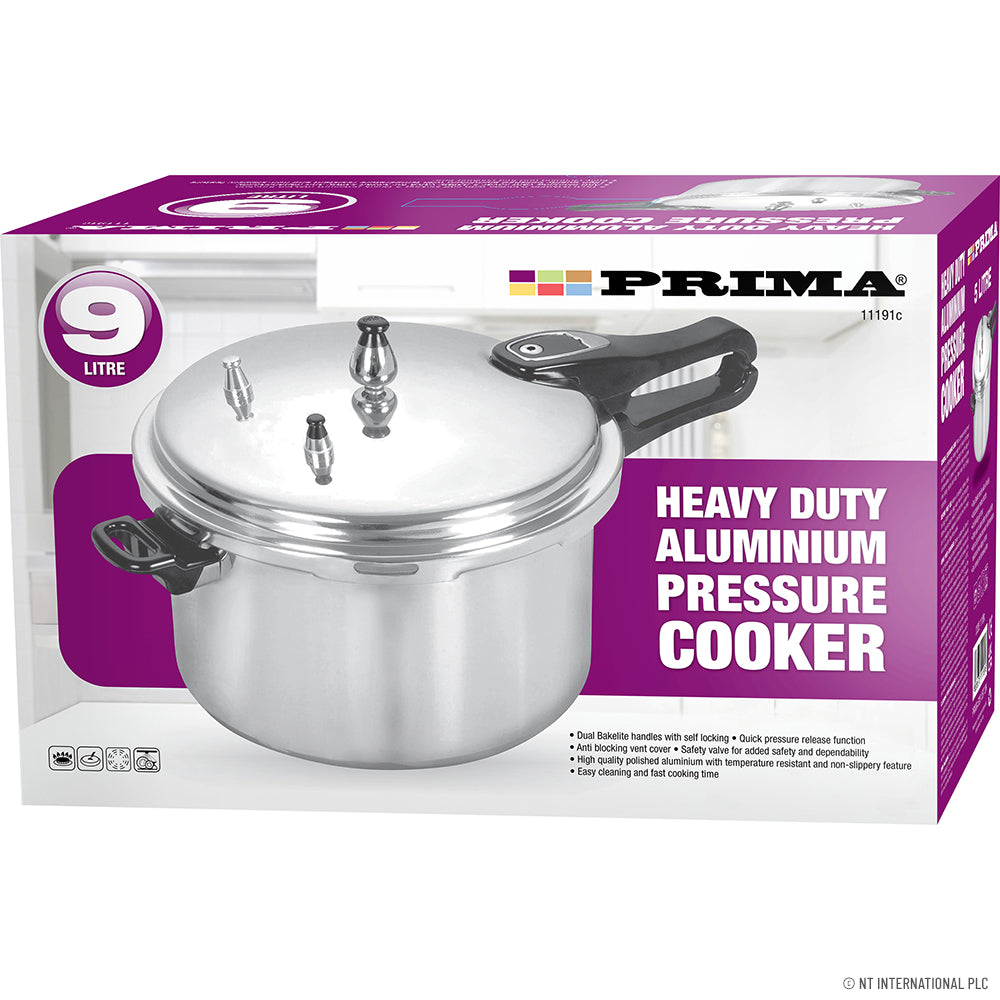 Autocuiseur en aluminium de 9L de qualité supérieure pour une cuisson rapide et efficace