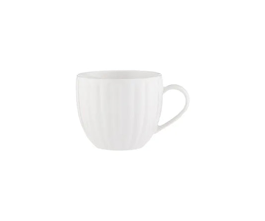 Grande tasse de luxe blanche 460ml Idéale pour votre rituel matinal