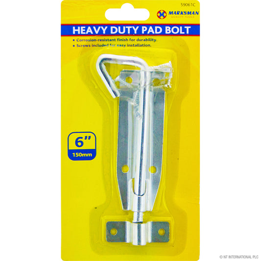 6" / 15cm Heavy Duty Pad Bolt - Shop the Best Quality for Ultimate Safety