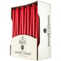 Your Space with Tapered Dinner Candle Unwrapped 50pk Red