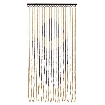 Rideaux de porte perlés Toscane - Motif Lotus | 90x180cm | Décoration bohème unique.