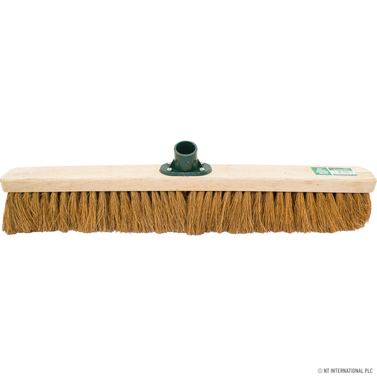 24" Coco Broom Brush Head - Round Edges | Quality Sweepers for Efficient Cleaning.