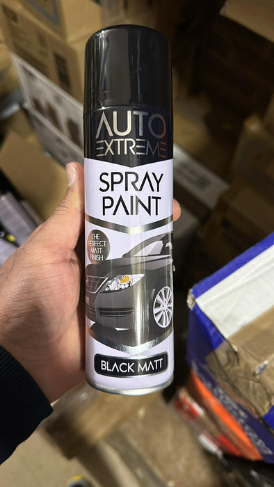Premium Black Matt Spray Paint Transform Surfaces Effortlessly