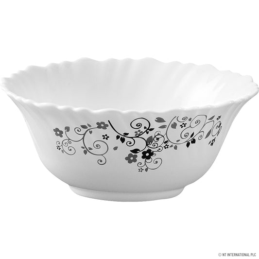 Sublimez votre expérience culinaire avec le saladier Classique Végétarien en noir Mystrio.