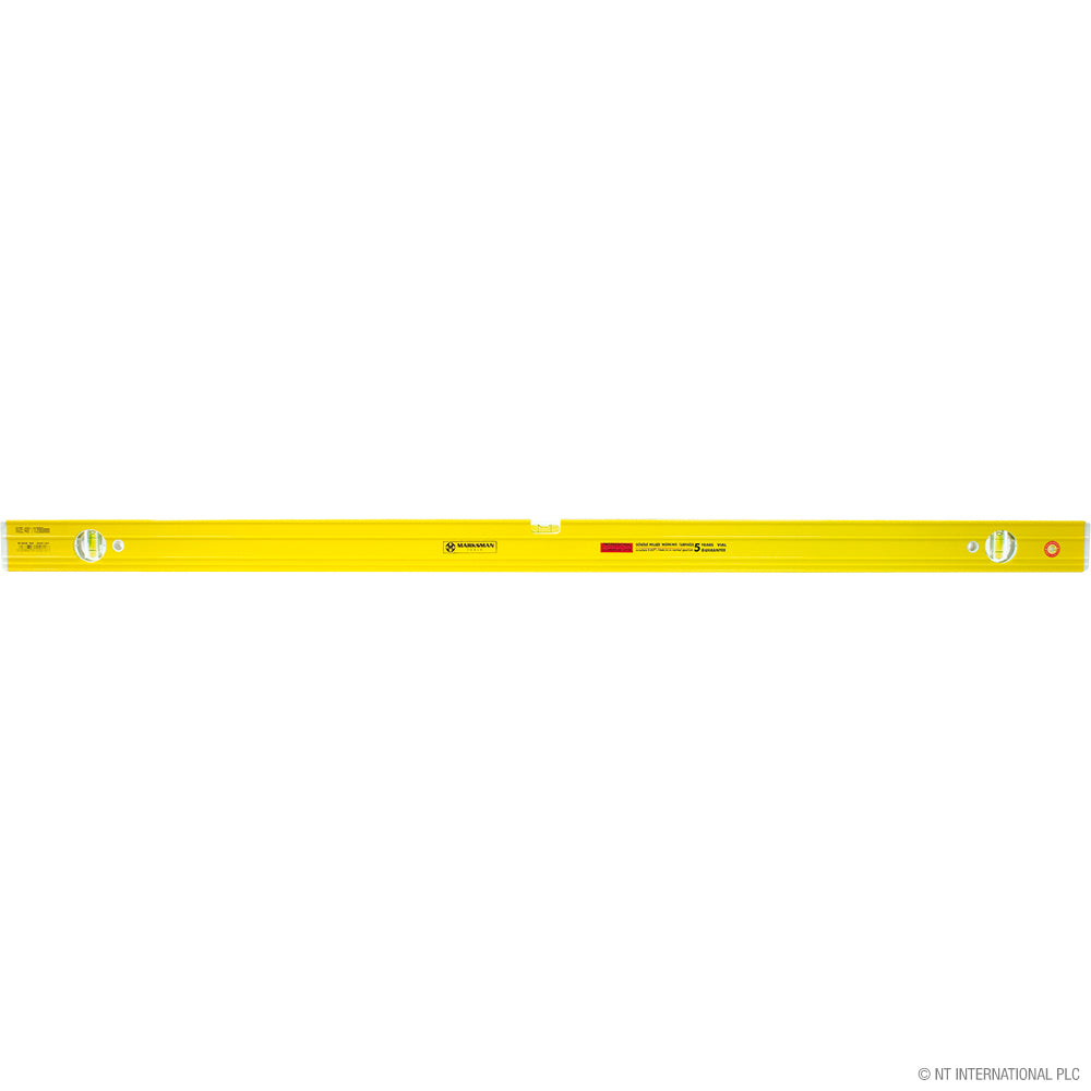 Niveau à bulle nervuré 48" / 120cm x 1.5mm pour des mesures précises