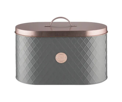 Boîte à pain Henrik avec couvercle en cuivre : Rangement élégant pour votre cuisine.