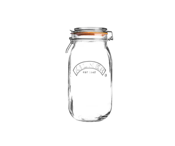 Pot rond à clipser de qualité supérieure 1,5 litre : Gardez votre cuisine organisée.