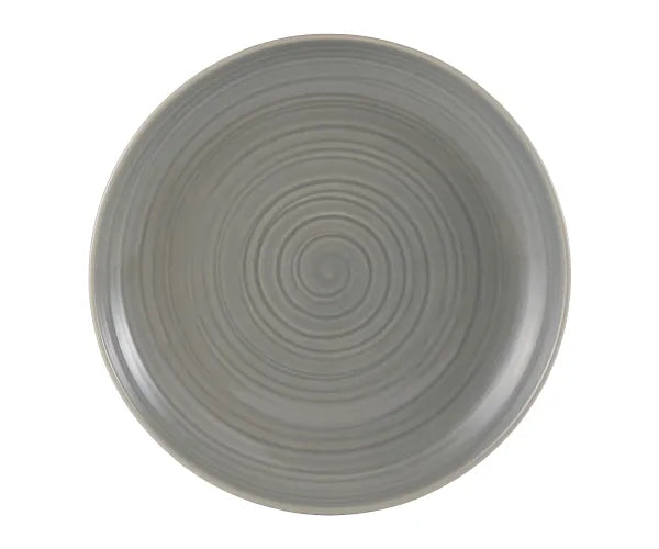 Sublimez votre expérience culinaire avec l'assiette plate grise William Mason.