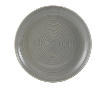 Sublimez votre expérience culinaire avec l'assiette plate grise William Mason.