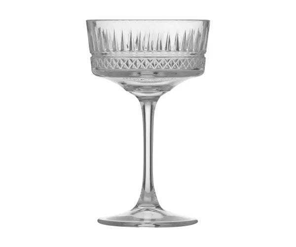 Winchester Set Of 2 Cocktail Saucers 26cl - Elegant Glassware
