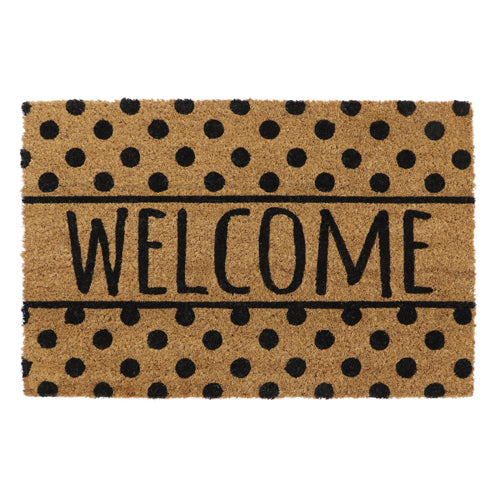 Latex Coir Welcome Mat - 40x60cm Approx. | Durable Entrance Mats.