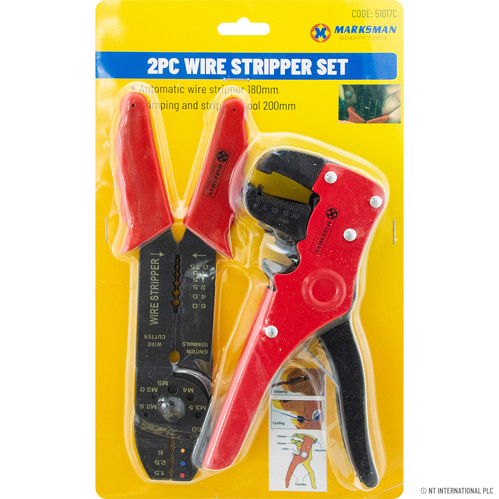 2pc Wire Strippers Set for Reliable DIY Projects!