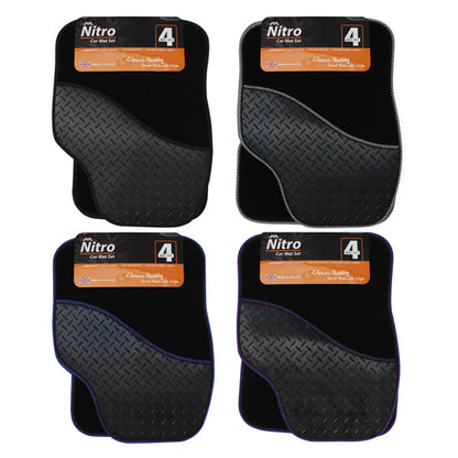 Jeu de 4 tapis de voiture JVL Nitro.