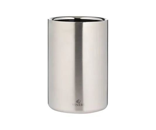 Rafraîchisseur à double paroi pour bouteille de vin 1,3 L, argent | Un accessoire de bar élégant pour des vins parfaitement frais.