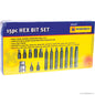 15pc Hex Screwdriver Bit Set for Versatile DIY Projects