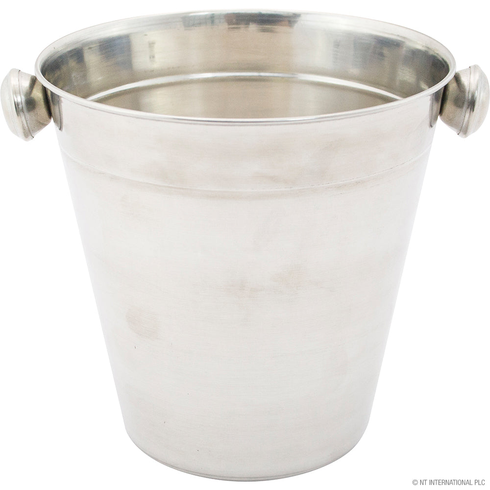 Seau à glace élégant de 14 cm en acier inoxydable de qualité supérieure
