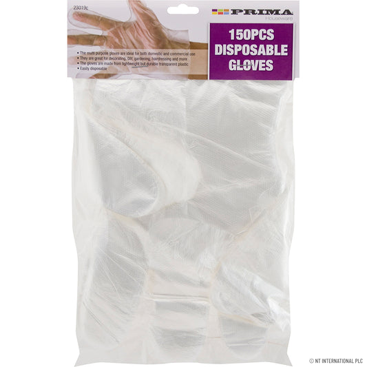 Get Protected with 150pc Disposable Gloves | Keep Clean and Safe.