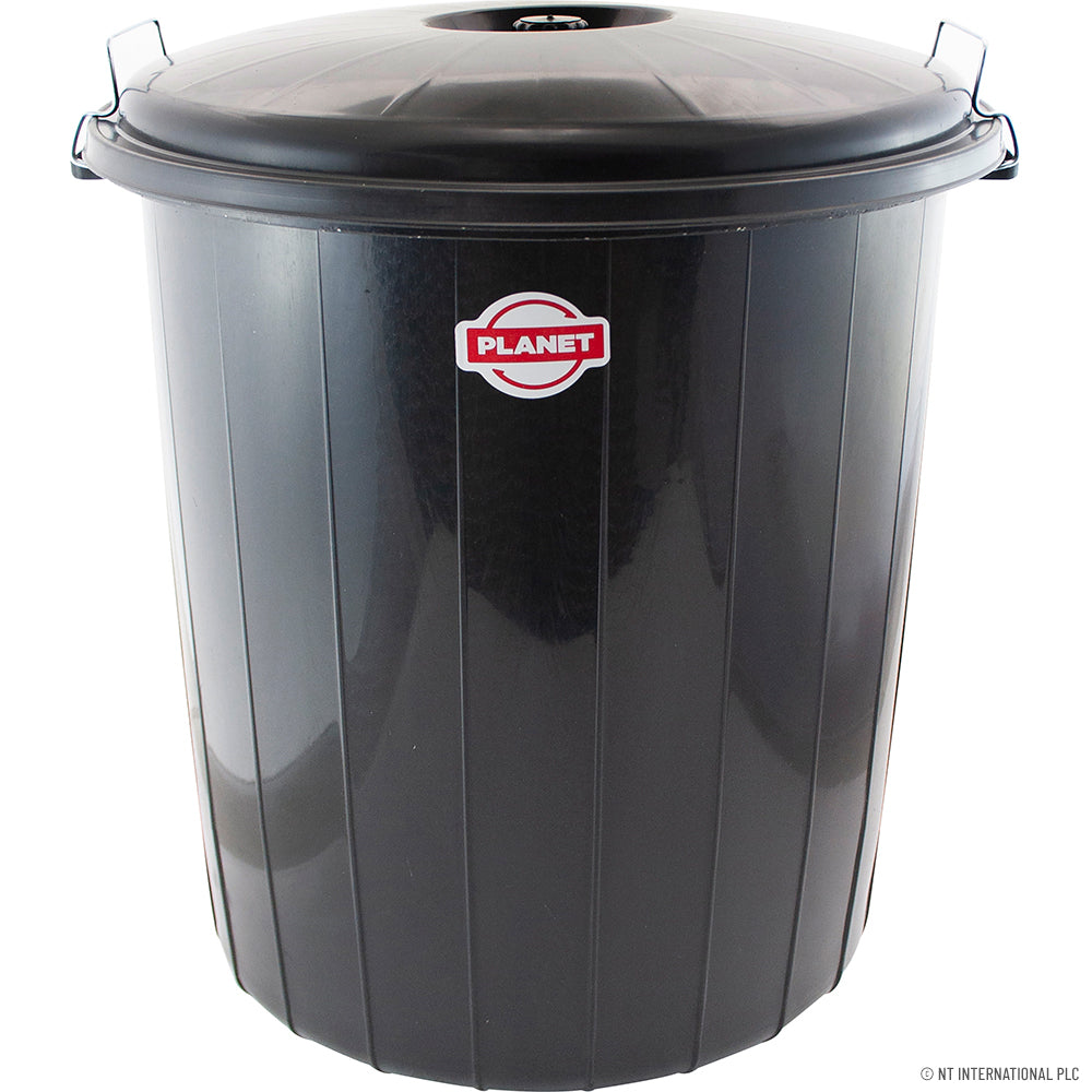 La Poubelle Élégante Verrouillable N° 5 Noire 90 L | Gardez Votre Espace Propre.