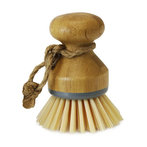 Brosse à vaisselle ronde Jvl en bambou écologique -