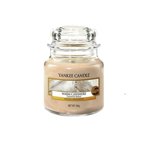 Petit pot de luxe Cachemire chaud Embellissez votre intérieur avec un parfum chaleureux