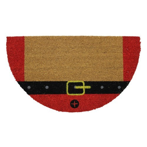 Paillasson de bienvenue festif Santa Belt Latexcoir 40x70 | Sans code-barres.