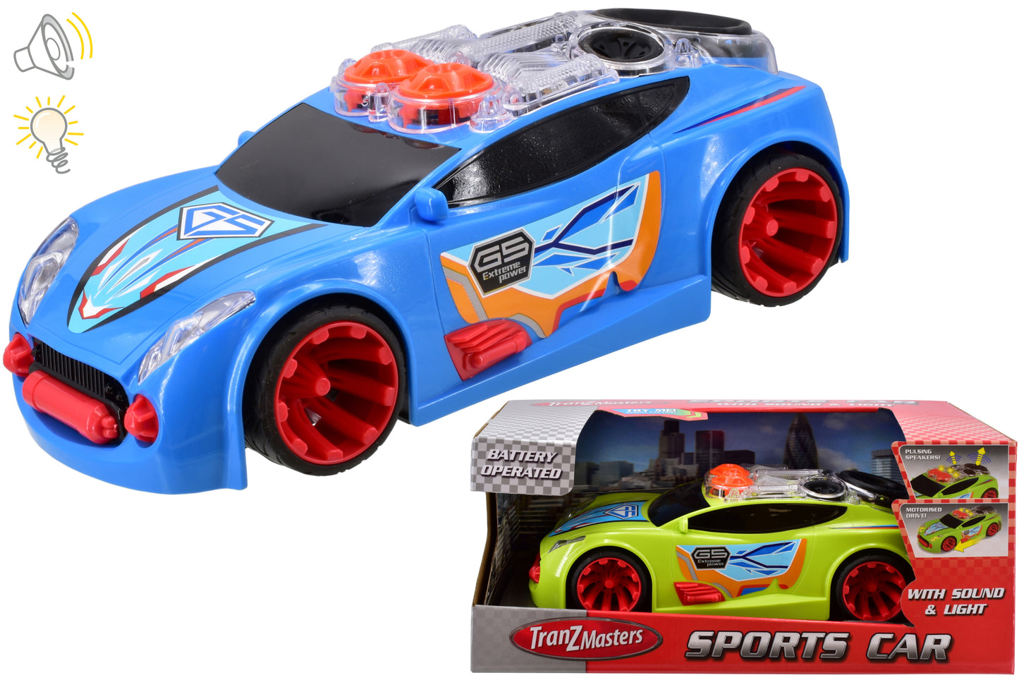 Découvrez un plaisir palpitant : Voiture de sport « Essayez-moi » avec sons et lumières