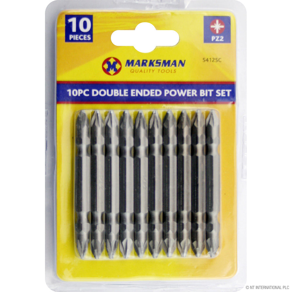 10pc Double Ended Power Bit Set for Ultimate Versatility