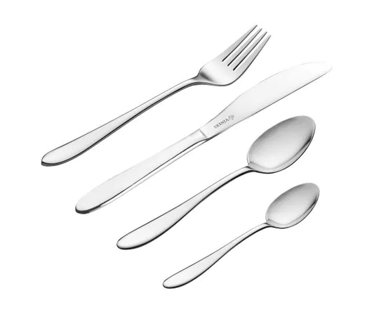 Sublimez Votre Expérience Culinaire avec le Coffret Couverts 16 Pièces Tabac 18/0.