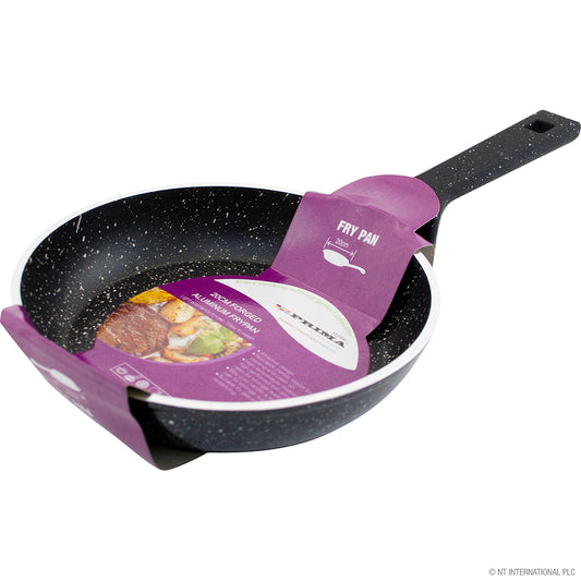 Poêle à frire forgée premium de 20 cm, noire élégante, à fond induction - Essentiel de cuisine de qualité supérieure pour cuisines modernes