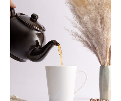 Théière Rockingham 6 tasses : élégante théière en céramique pour servir vos boissons préférées