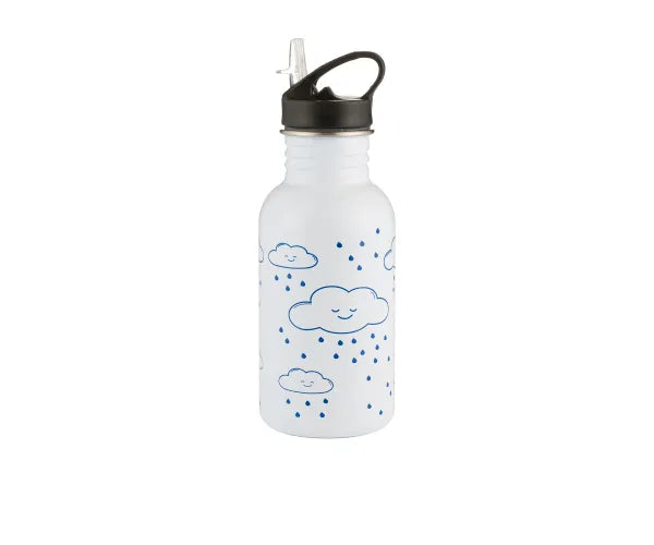 Restez hydraté avec la bouteille nuage à changement de couleur Pure Kids de 550 ml.