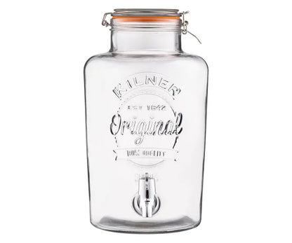 8 Litre Clip Top Round Drinks Dispenser | Refreshing Beverages for Every Occasion.