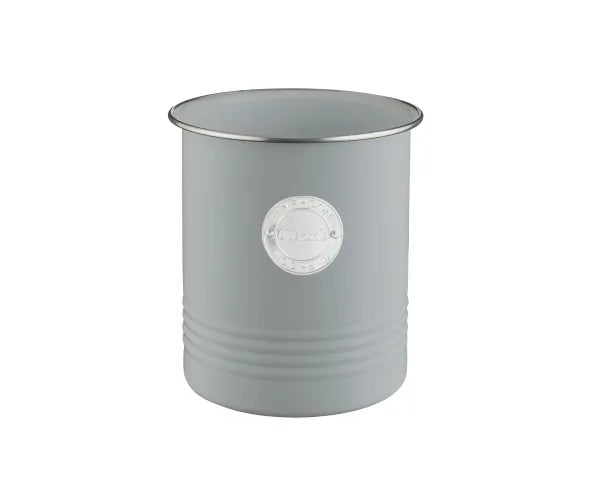 Organisez votre cuisine avec notre pot à ustensiles Living Grey élégant.