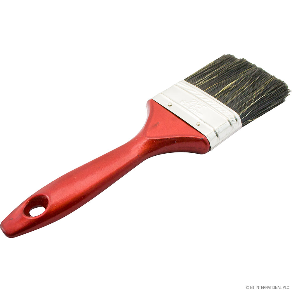 2.5" Paint Brush - Precision Craftsmanship with Red Handle - Professional Painting Tool