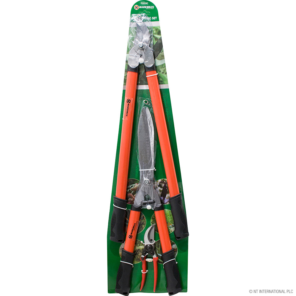 Enhance Your Gardening Experience with 3pc 62cm Pruning Set.