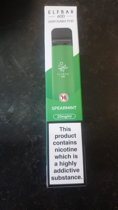 Disposable Vape Elf Bar Spearmint