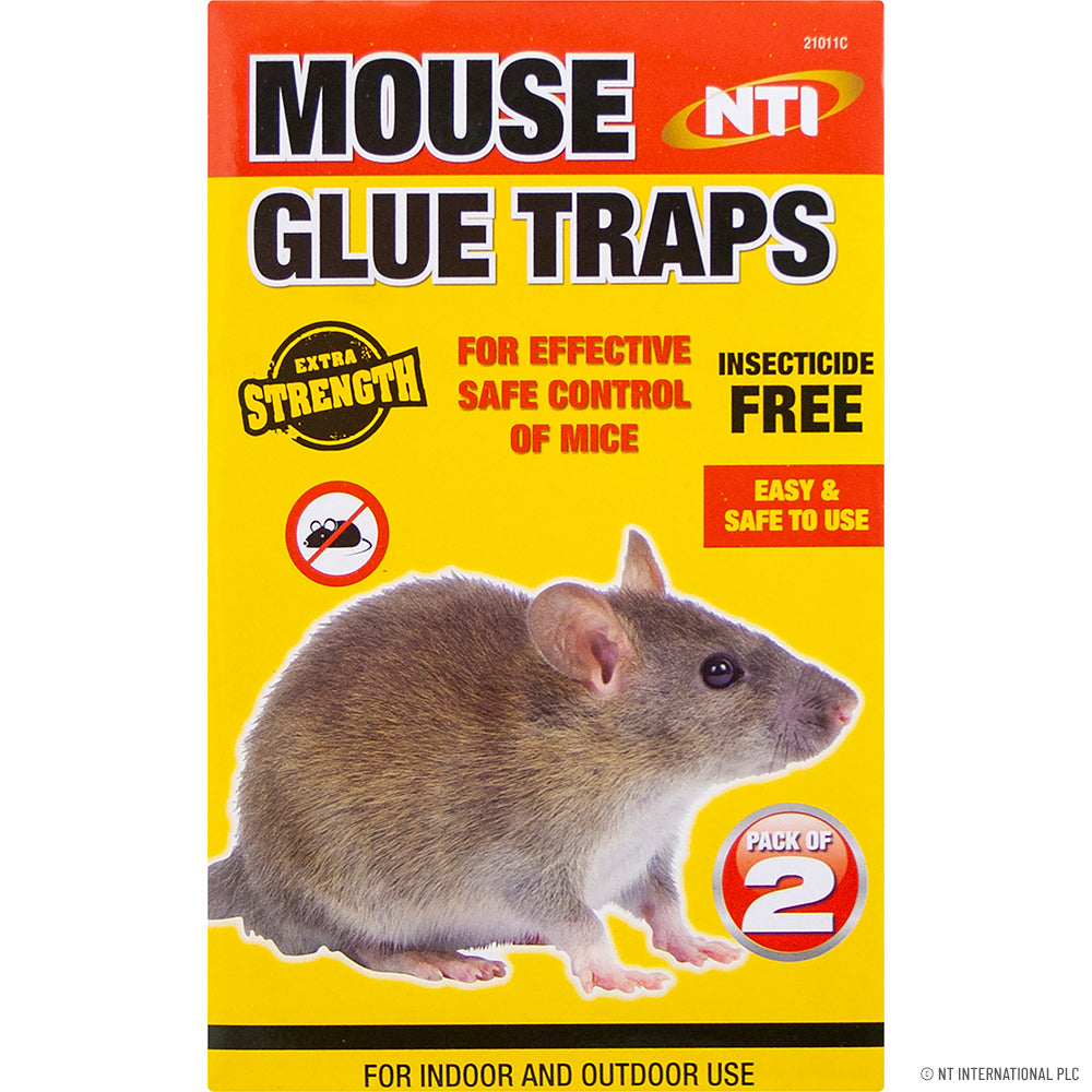 Get Rid of Rodents Fast with 2pk Mouse Glue Traps