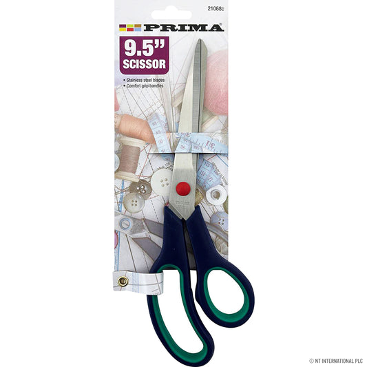 Ciseaux en acier inoxydable de 24 cm (9,5 po) avec poignée ergonomique.