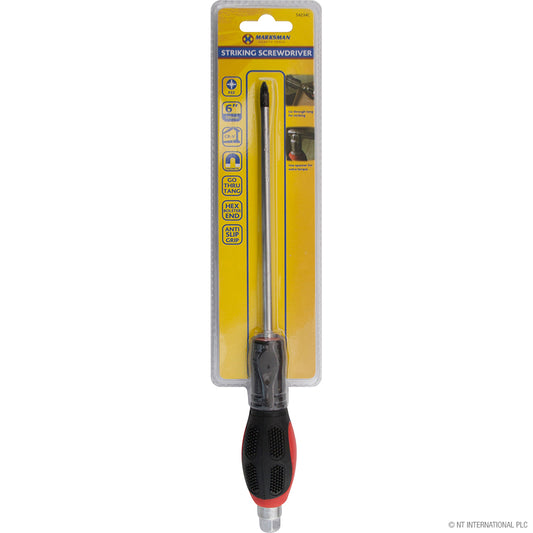 6" Striking Screwdriver 150mm - Pozi for Efficient and Accurate Fastening