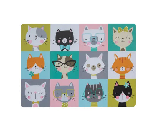 Pawtrait Cat Placemat: Keep Your Floors Clean with Style.