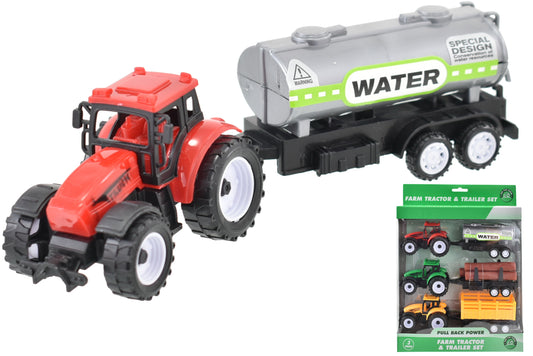Get Moving with Our 3pc Tractor & Trailer Set