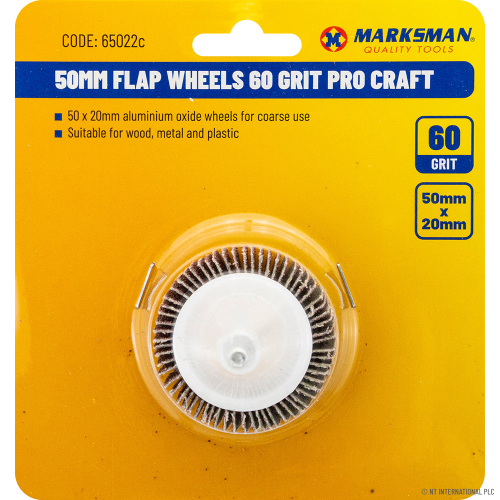 50mm Flap Wheels 60 Grit Pro Craft Quality —