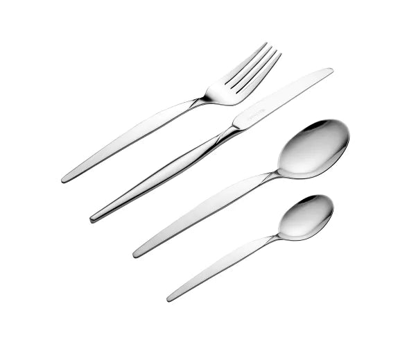 Sublimez Votre Expérience Culinaire avec le Coffret Couverts Twist 18/0 de 16 Pièces.
