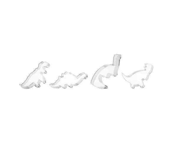 Découvrez la créativité avec notre ensemble de 4 emporte-pièces dinosaures | Créez des souvenirs amusants dès aujourd'hui.