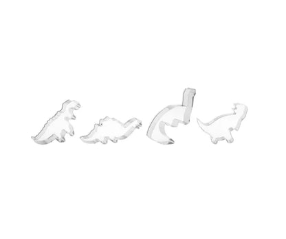 Découvrez la créativité avec notre ensemble de 4 emporte-pièces dinosaures | Créez des souvenirs amusants dès aujourd'hui.