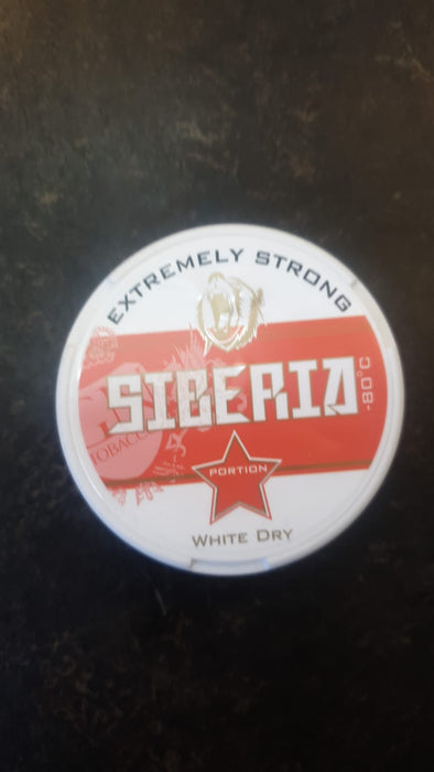 Siberia White Dry Portions A Refreshing Snuff Experience