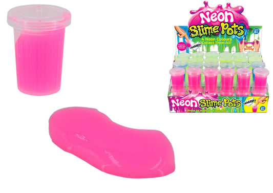 the Best Slime 10gm Pots - 4 Assorted Colors in Display Box | Get Creative Today