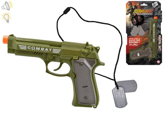Enhance Playtime Fun with Pistol With Light & Sound 'Combat Mission'
