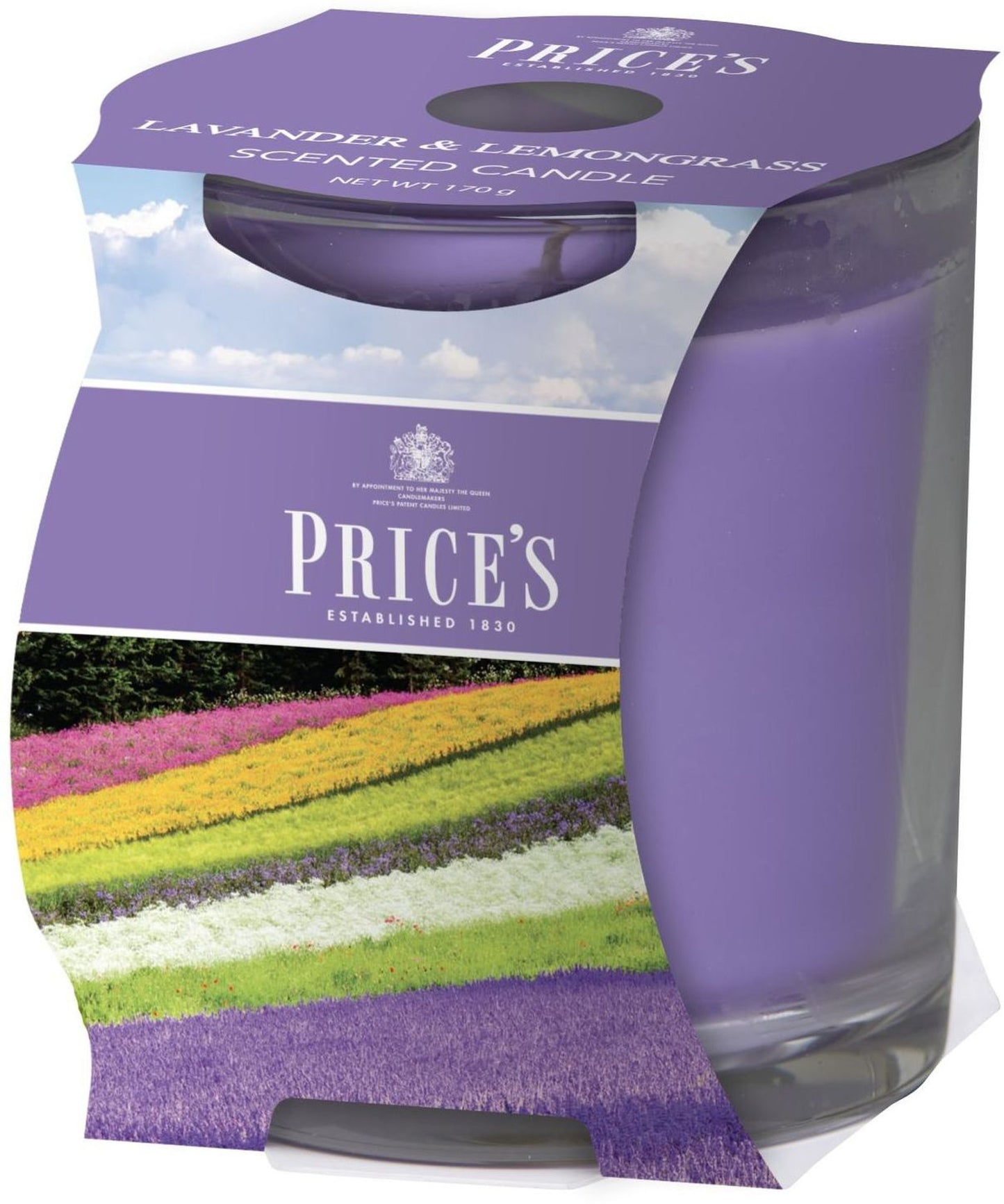Prix des bougies Lavande & Citronnelle